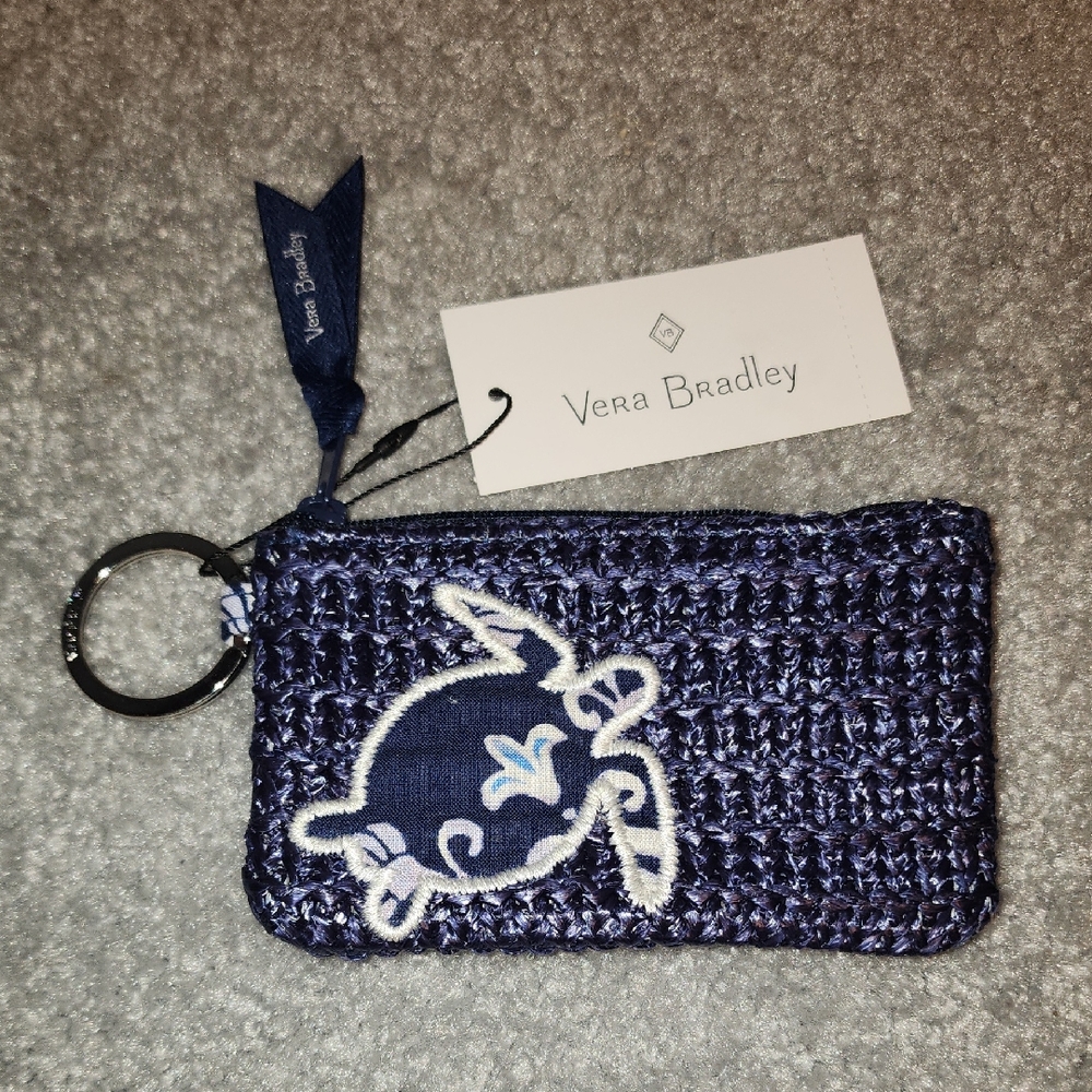 Vera Bradley Straw Zip ID Case